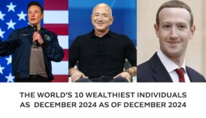 The world’s 10 wealthiest individuals as of December 2024